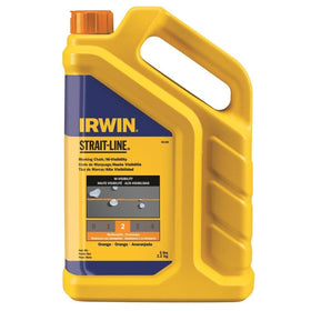 IRWIN 5 lb orange hi-vis marking chalk clearly marks surfaces for quick layout changes