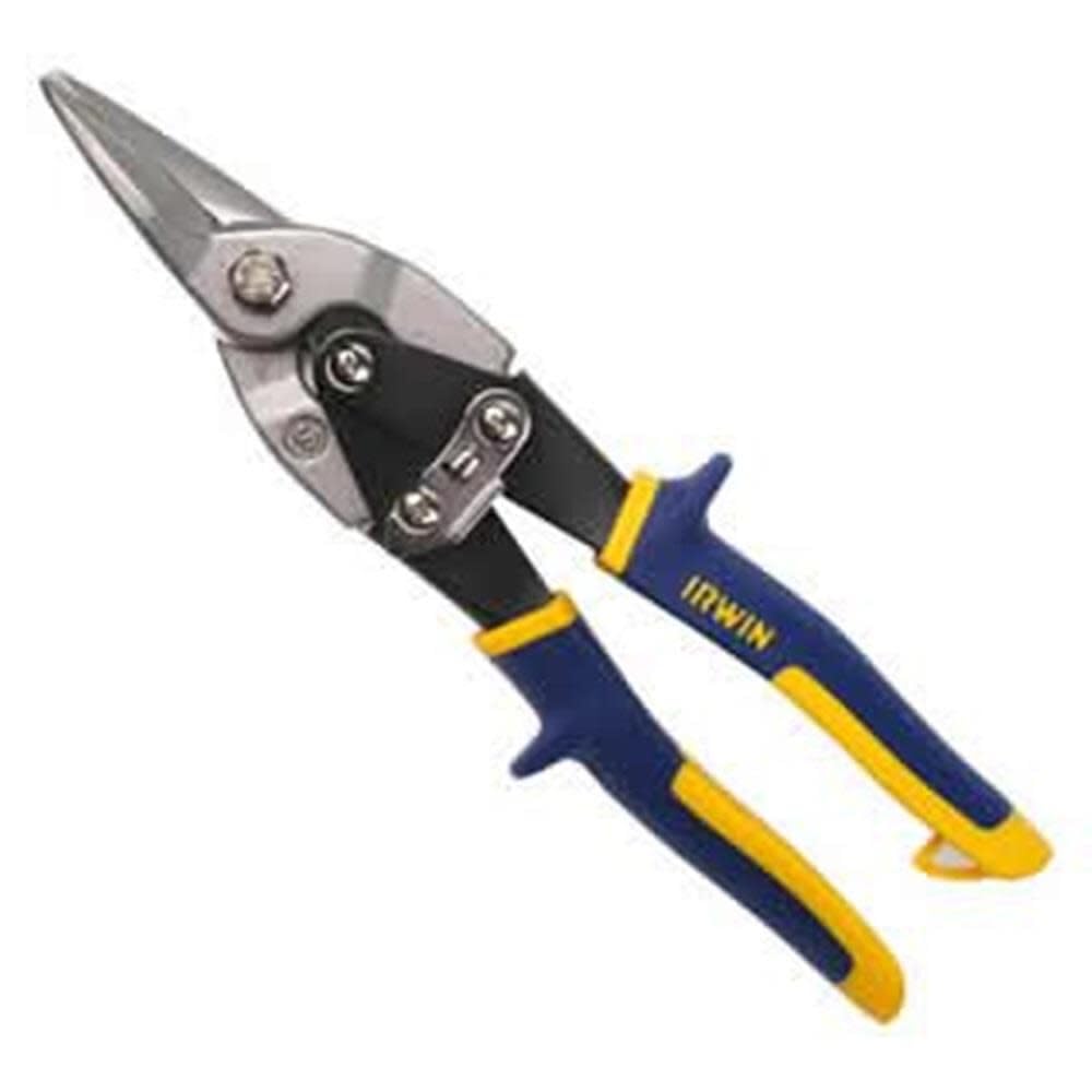 IRWIN Aviation Snip textured grips close-up emphasizes Pro-Touch comfort.