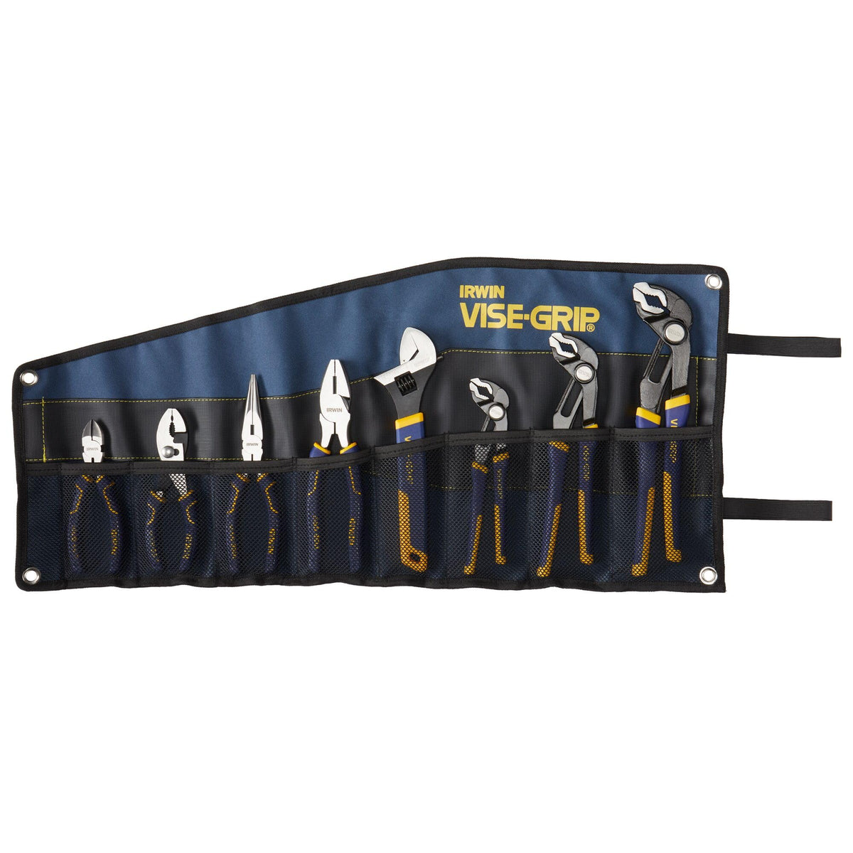 IRWIN GrooveLock 8-inch pliers with ProTouch grips for comfortable grip on diverse shapes