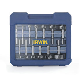 IRWIN Marples Forstner Bit Set in case showing organized precision for fine woodworking