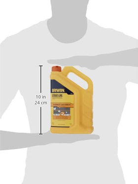IRWIN fluorescent orange chalk shows precise lines on metal, concrete, lumber, and plastic