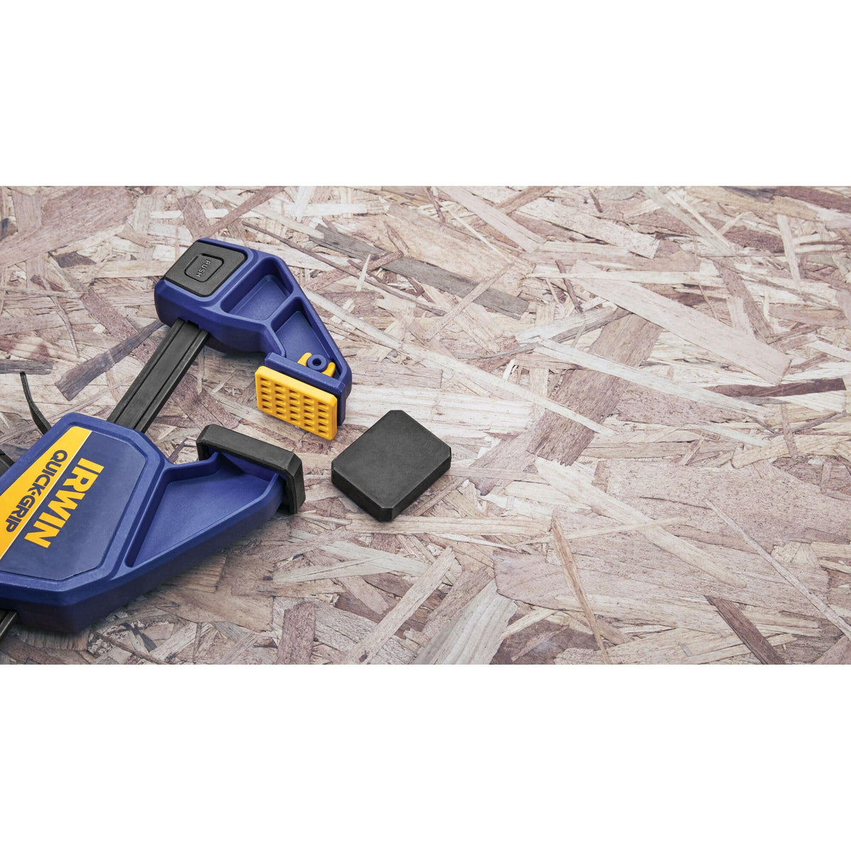 IRWIN Quick-Grip four-clamp set enables multi-piece clamping for small projects.