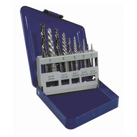 IRWIN screw extractor set with left-hand grip for tough fasteners