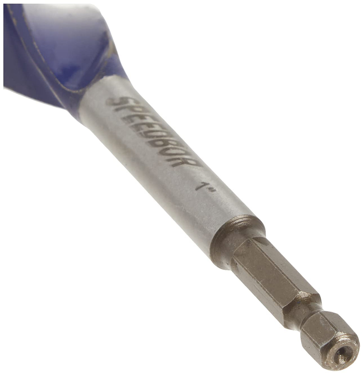 IRWIN Speedbor Max full screw tip enables self-feed start