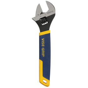 IRWIN Vise-Grip 10-inch adjustable wrench with machined jaws for strong grip