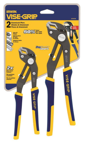 IRWIN VISE-GRIP GrooveLock 8-inch pliers with quick-adjust jaw for secure gripping