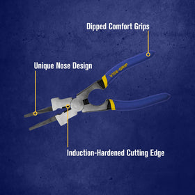 IRWIN VISE-GRIP MIG Pliers cutting edge stays sharp longer.