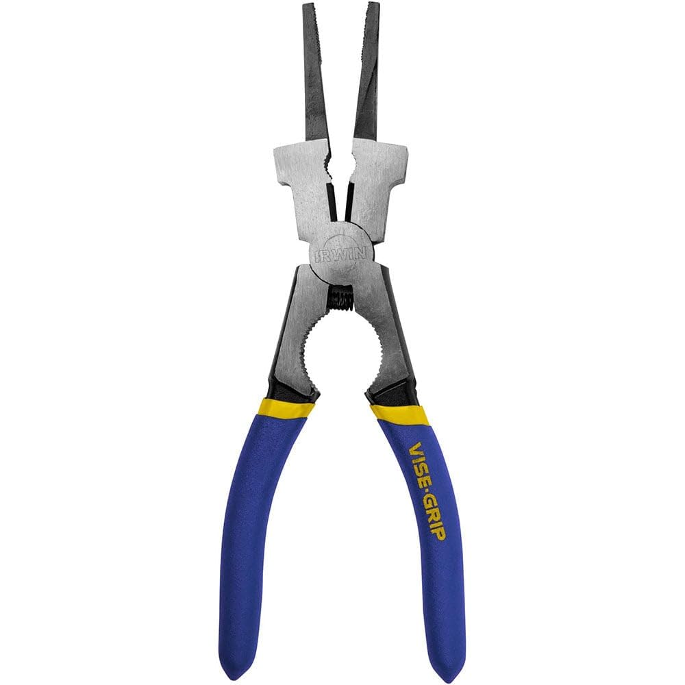 IRWIN VISE-GRIP MIG Pliers nose removes welding spatter efficiently.