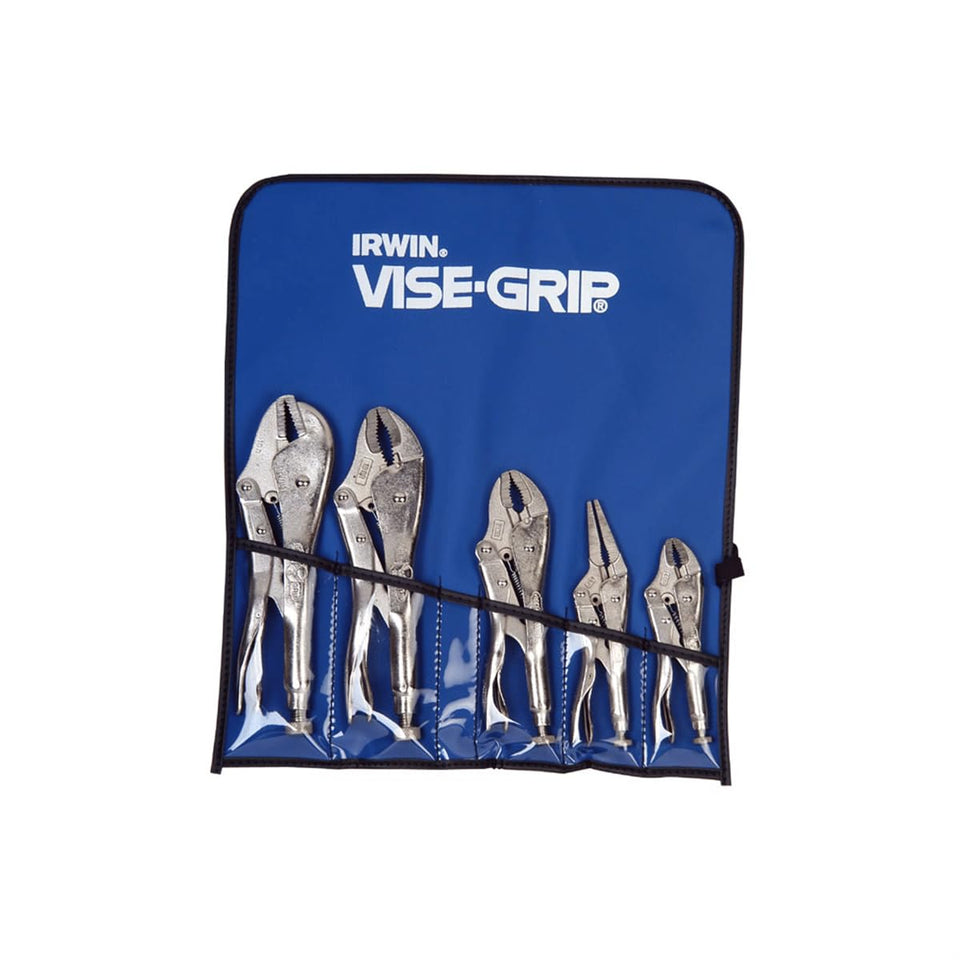 IRWIN VISE-GRIP Original Locking Pliers Set with five versatile jaws for secure grip
