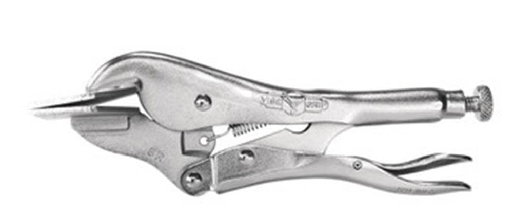 IRWIN VISE-GRIP original locking sheet metal tool 8-inch jaw in action for precise bends