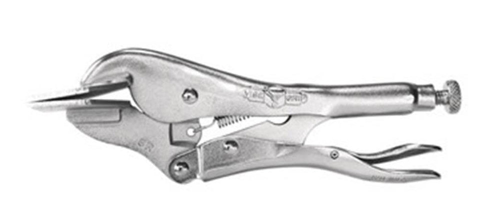 IRWIN VISE-GRIP original locking sheet metal tool 8-inch jaw in action for precise bends