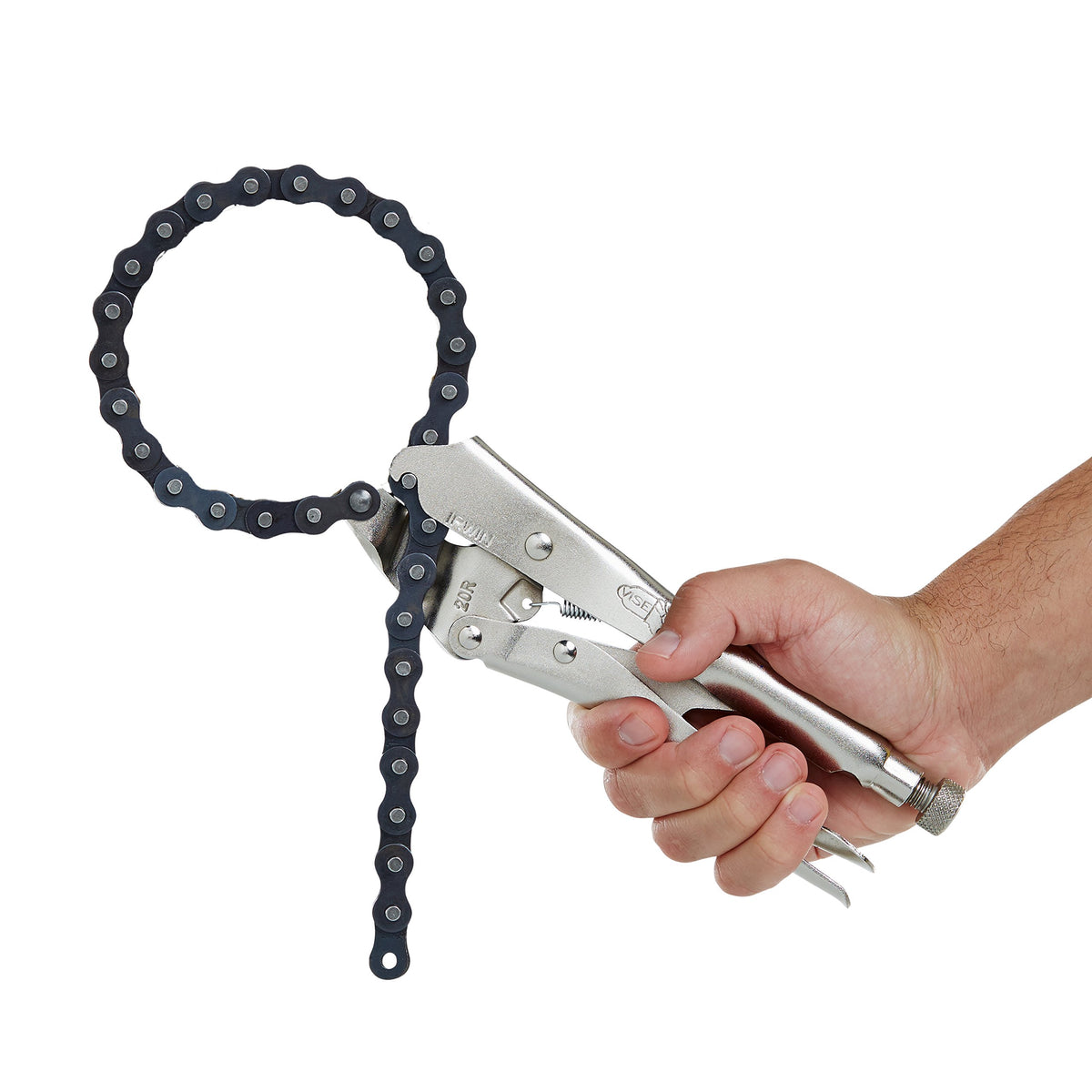 IRWIN VISE-GRIP turn-screw adjustment lets you set precise pressure.