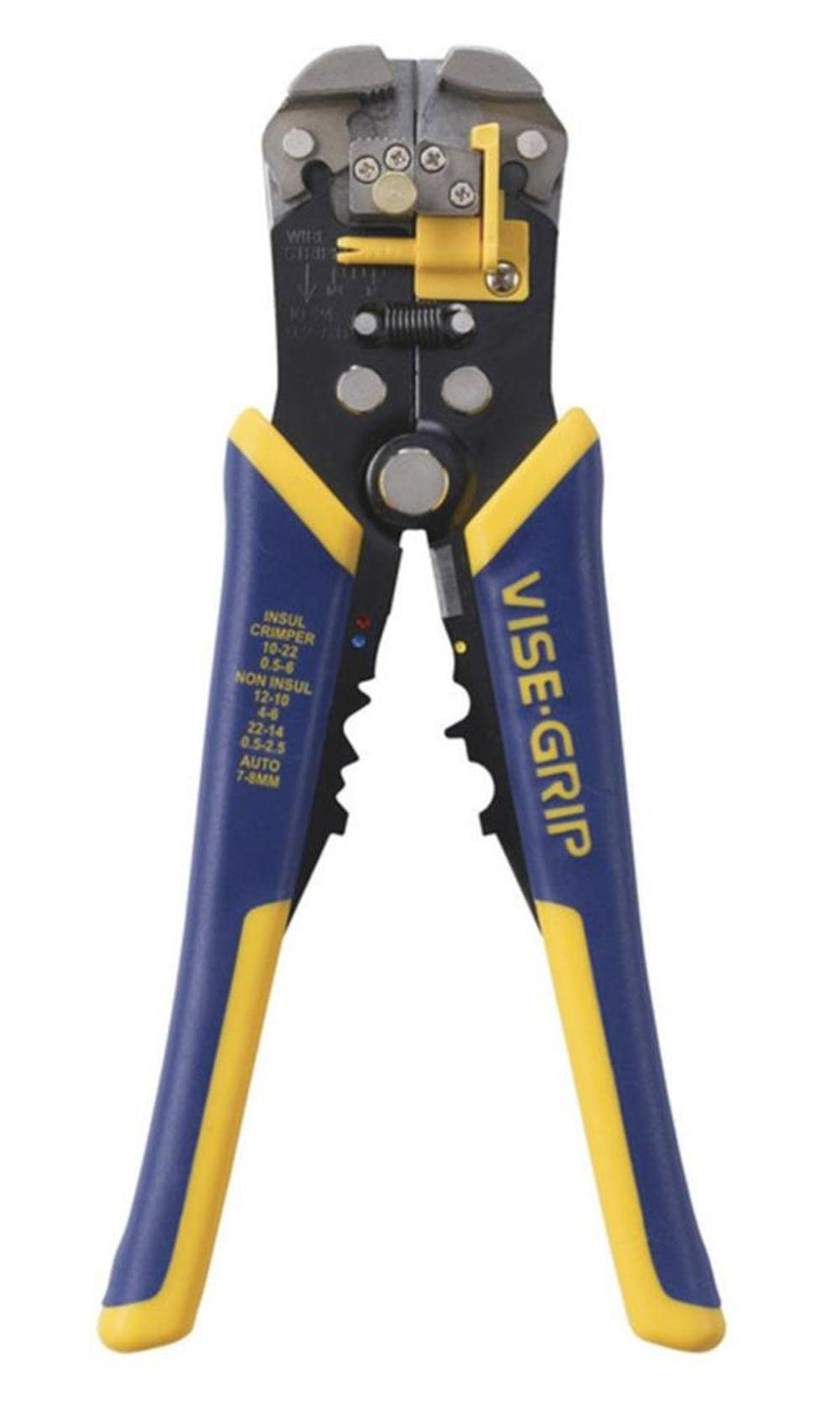 IRWIN VISE-GRIP wire stripper, 2in jaw, enables precise stripping with ergonomic comfort