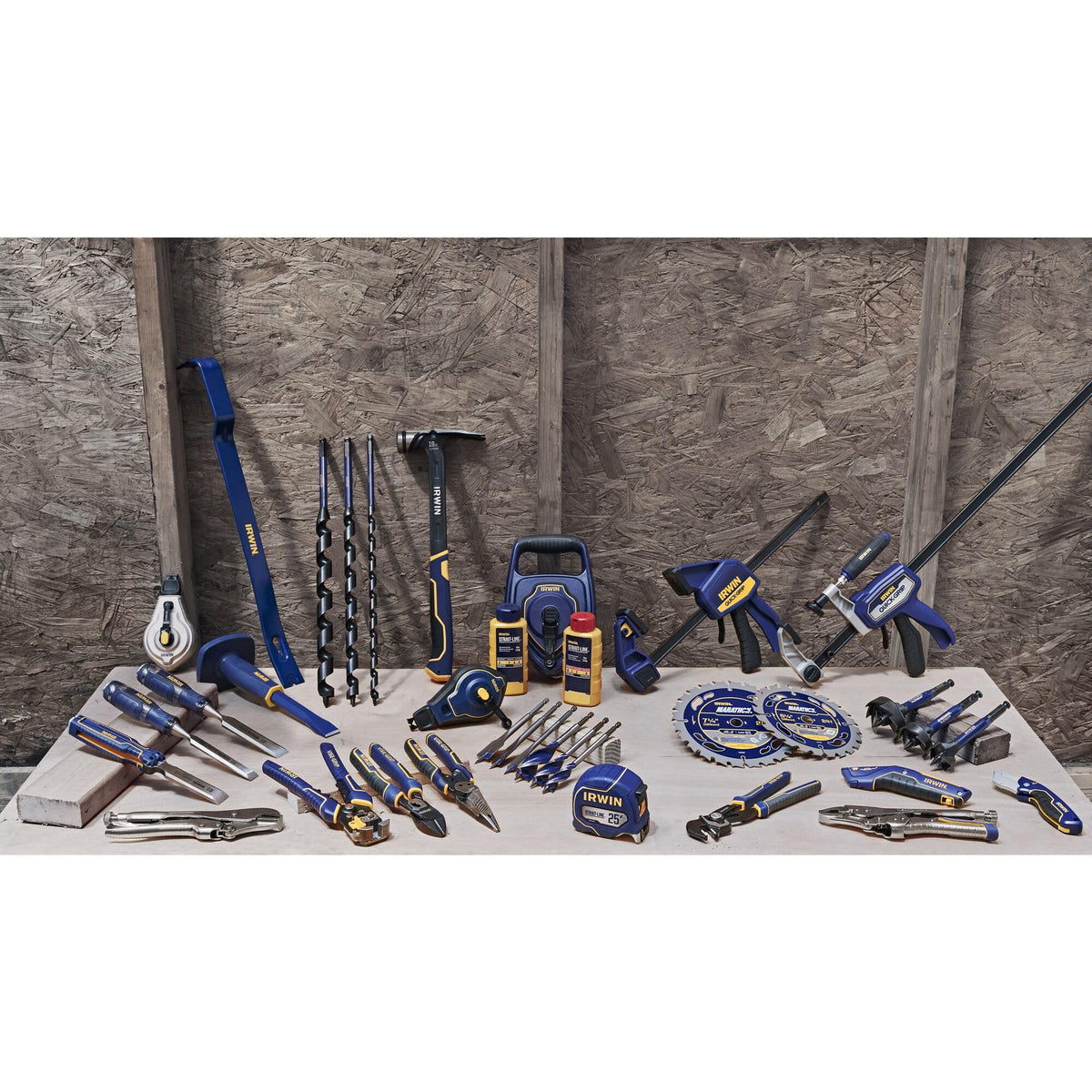IRWIN VISE-GRIP compact-storage feature keeps belts organized