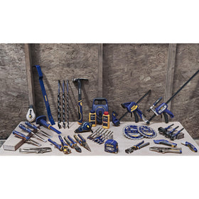 IRWIN VISE-GRIP compact-storage feature keeps belts organized