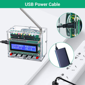 IS FM Radio Kit in-use view, ideal for back-to-school electronics projects.