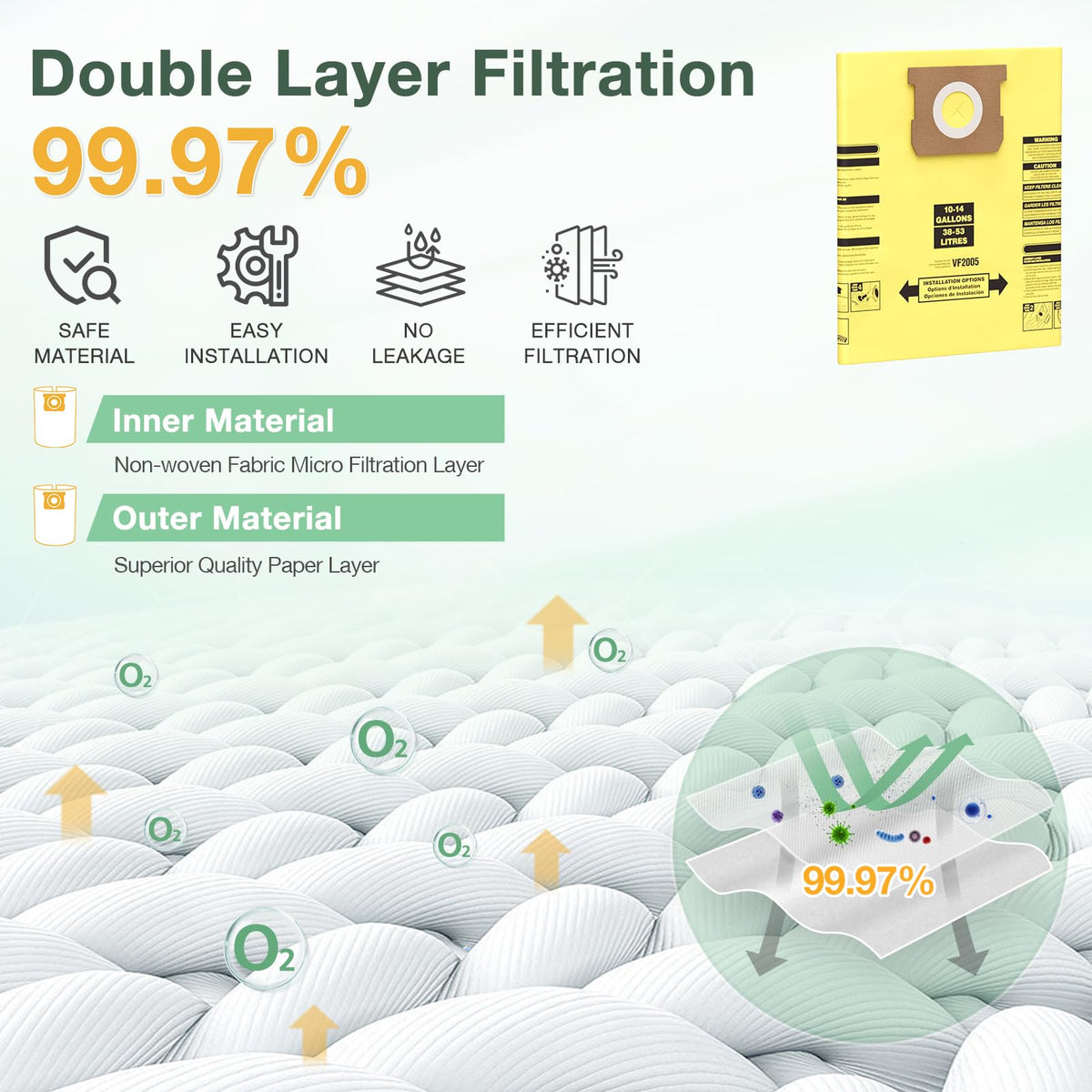 Isinlive 10-pack ensures cost-effective replacements and less downtime for cleaning tasks