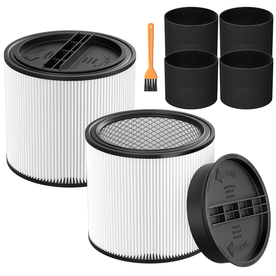 Isinlive 90304 cartridge filter 1pc for Shop Vac, captures fine dust for improved cleaning.