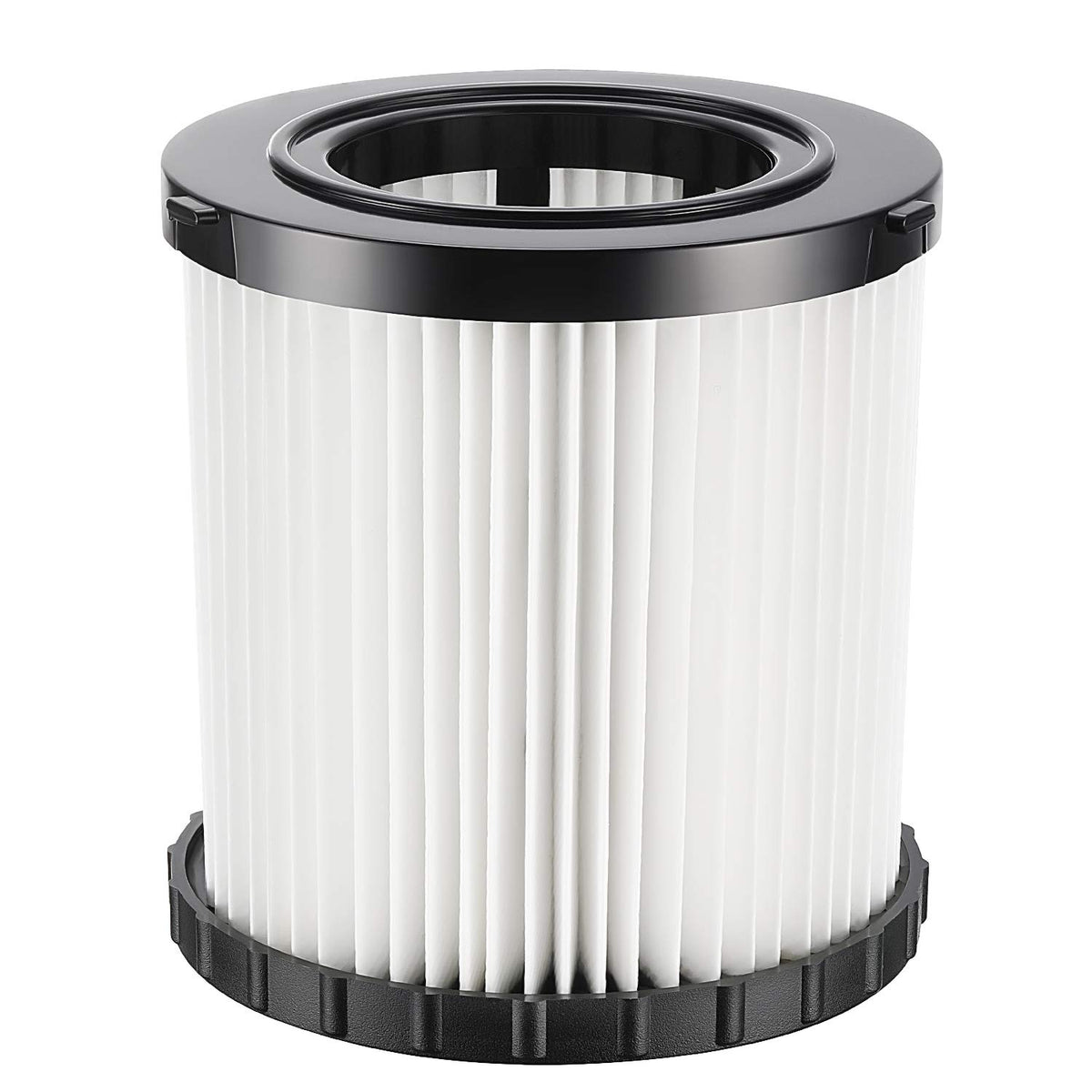 isinlive DCV580H HEPA filter close-up shows washable, reusable filtration for clean interiors.