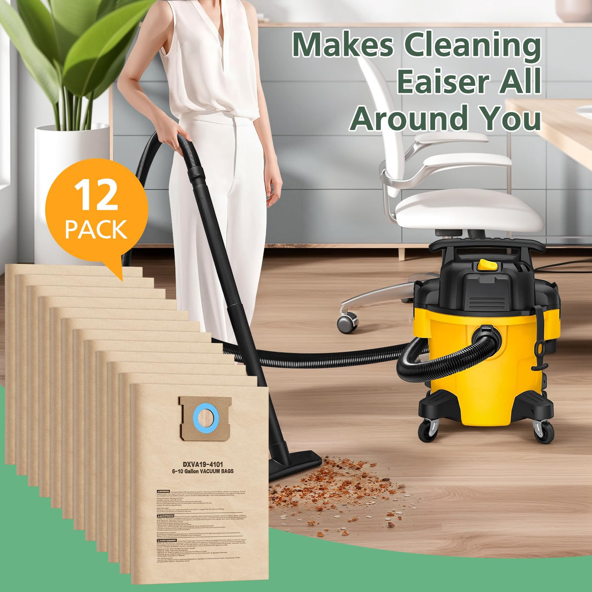 isinlive DXVA19-4101 vacuum bags printed on FSC-certified paper for eco-conscious disposal
