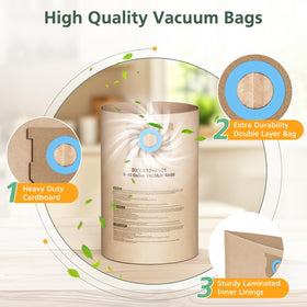 isinlive DXVA19-4101 vacuum bags compatible with Vacmaster VK811PH for versatile use