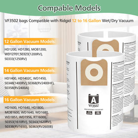 Isinlive VF3502 bag side view highlighting large capacity for longer cleanups
