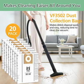 Isinlive VF3502 compatible with Ridgid 12–16 gallon vacuums.