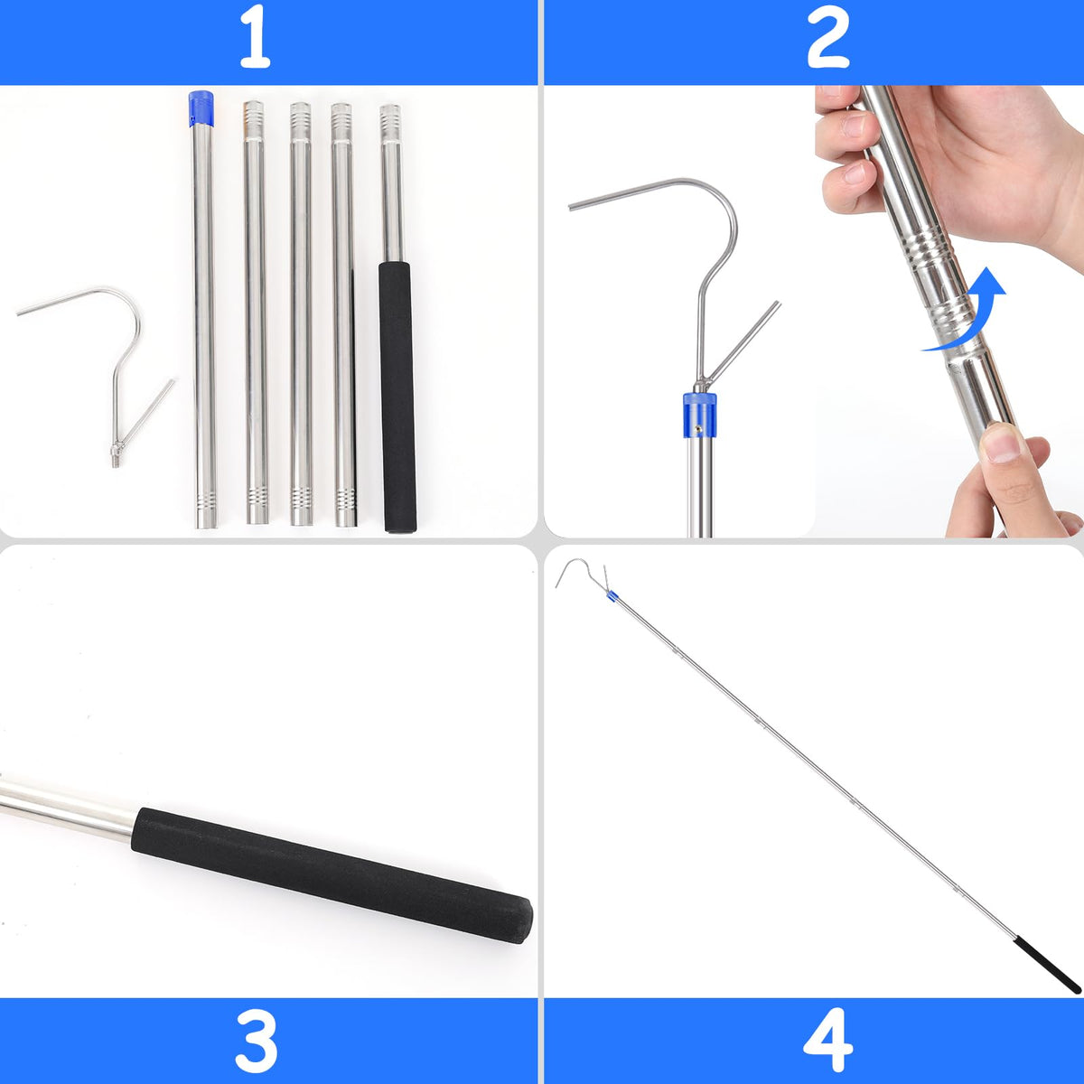 ISIVOVE stainless steel tube resists bending for daily use.