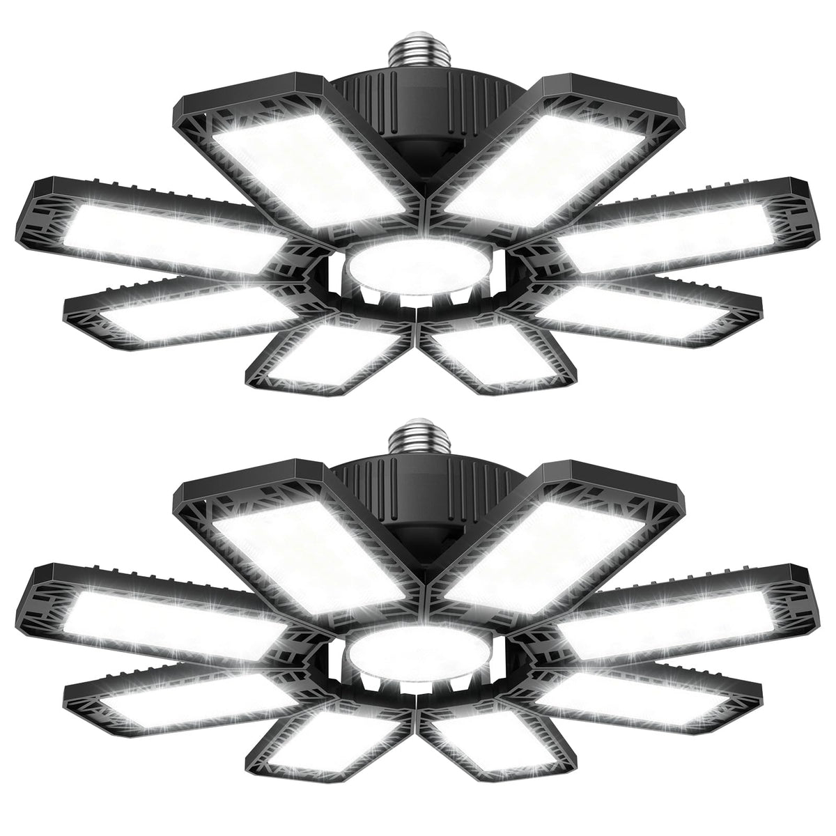ISKYDRAW 240W LED garage light pack delivers bright 24,000 lumens for precise work.