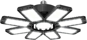 ISKYDRAW LED garage light 24000lm, bright daylight for clear workspace