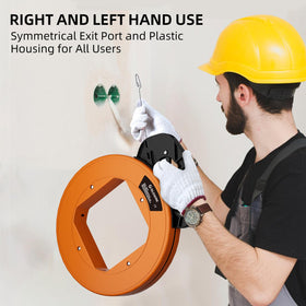 Islewire setup for conduit and wall installations supports smooth wire pulling.