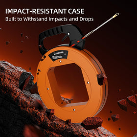islewire non-conductive 3-16in tape enables safe energized-line pulls.