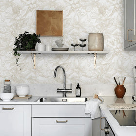 Ismoon removable wallpaper cleans easily after use.