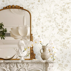 Ismoon France-inspired floral detail adds romantic garden vibe to living spaces