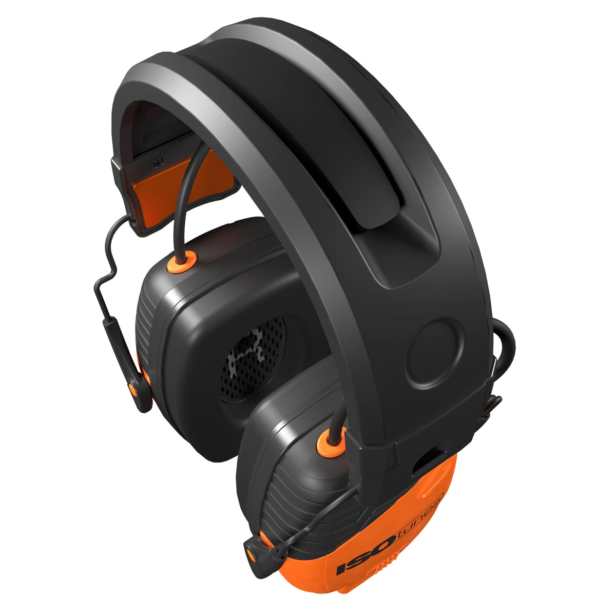 Clear wireless calls and audio on ISOtunes LINK worn at a job site
