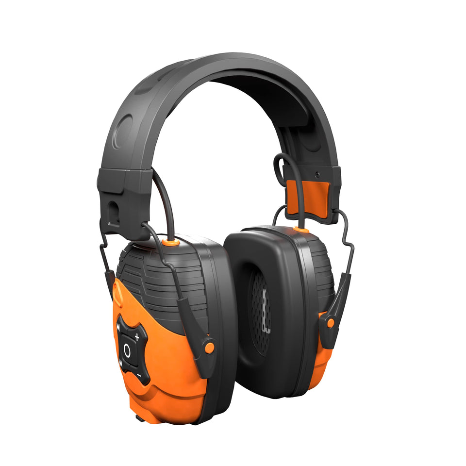 ISOtunes LINK earmuffs with padded headband for all day comfort and protection
