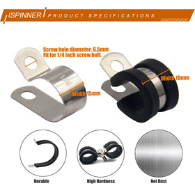 ISPINNER kit shows six sizes ranging from 1/4 to 3/4 inch