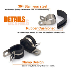 ISPINNER 304 stainless steel clamps resist corrosion for long-term use