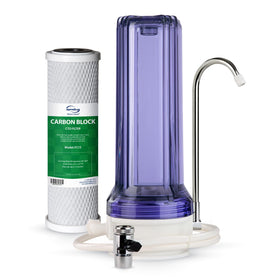 iSpring CKC1C clear housing shows filter life for easy maintenance