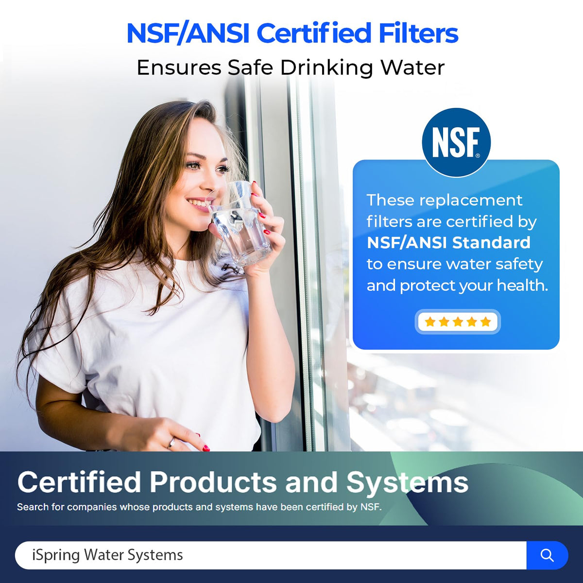 iSpring FA15 installation with quick-connect shows simple under-sink upgrade
