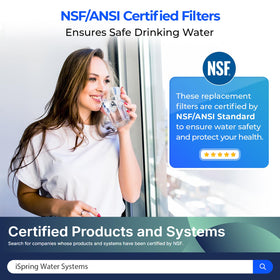 iSpring FA15 installation with quick-connect shows simple under-sink upgrade