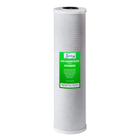 iSpring FC25B installation in a standard 20x4.5 inch housing for easy setup