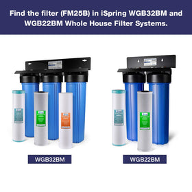 iSpring FM25B installed in a WGB22BM system to improve water quality across the home.
