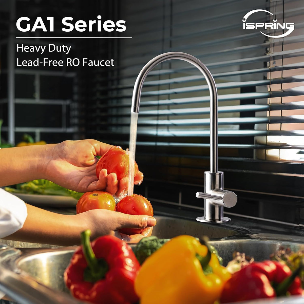 iSpring GA1-BN includes leak-proof seals and triple O-rings to prevent leaks