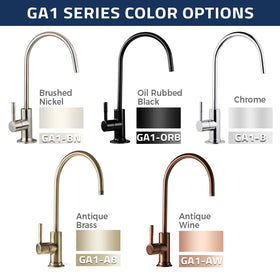 Ispring GA1-B lead-free body ensures safe, clean water at your kitchen sink.
