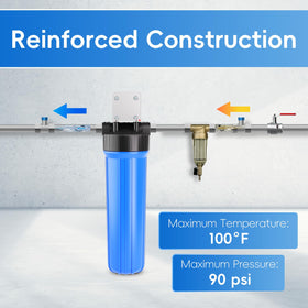 iSpring HB28B pressure-release button enables safe, easy filter changes