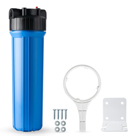 iSpring HB28B universal housing ready for whole-home filtration protects appliances from sediment