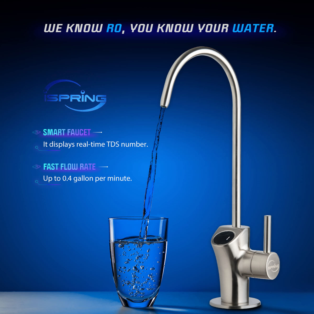Ispring MRO500 taste test showing clean, fresh water flavor.