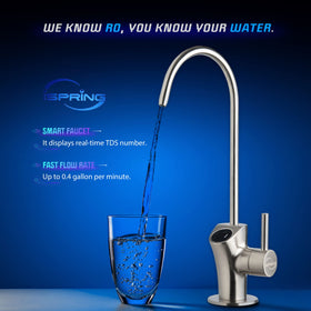 Ispring MRO500 taste test showing clean, fresh water flavor.