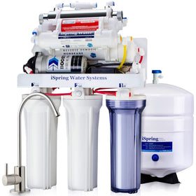 iSpring RCC1UP-AK seven-stage filtration delivers clean, great-tasting water at the tap.